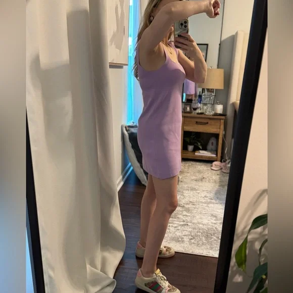 ZARA Casual Cute Lavender Sleeveless Summer Spring Dress - Picture 3 of 12